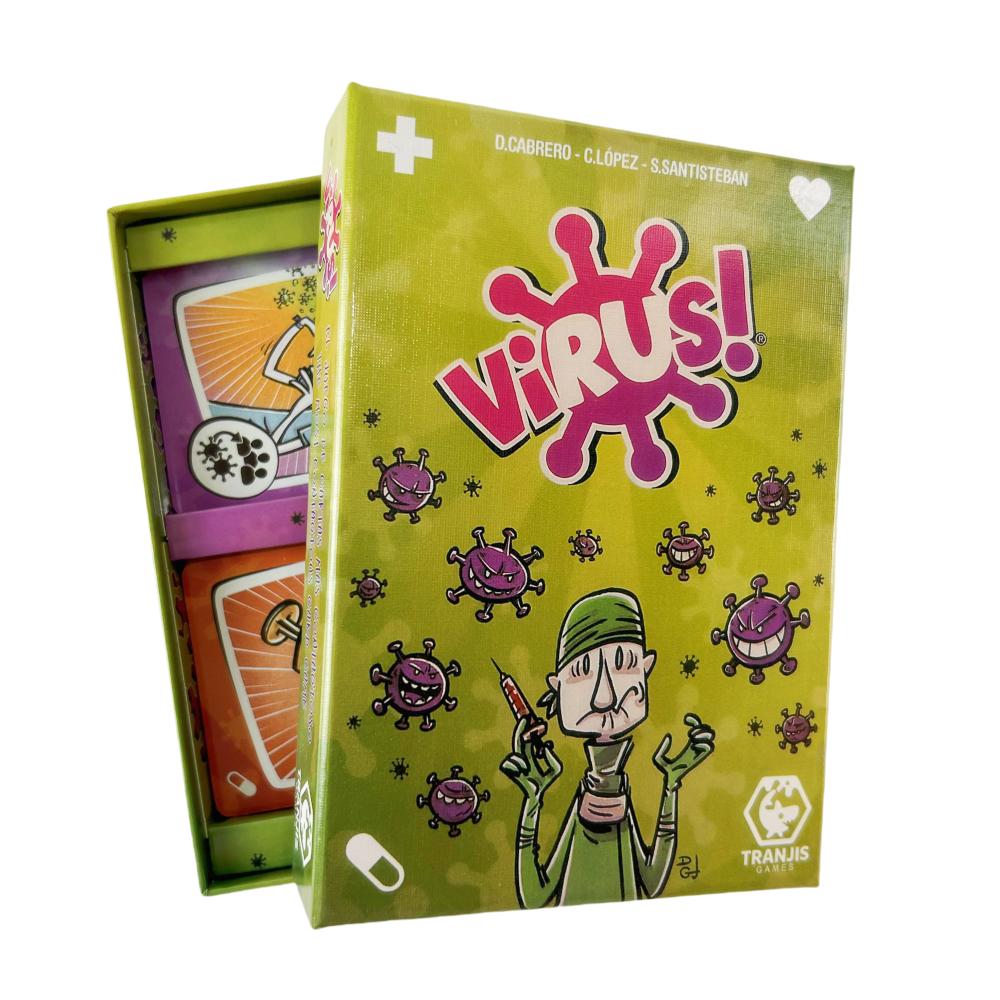 Virus 1 2 3 Board Game The Contagiously Fun Card Game English Version Party Game for Fun Family Game