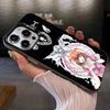 Misa anime D-Death N-Note Silver Plated Inside Phone Case For iPhone 17 16 15 14 11 12 13 Pro Max Plus X XR XS Max Colored