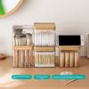 Clear Makeup Brush Holder Dust-proof Waterproof Cosmetic Storage Box Multifunctional with Lid Desktop Storage Container