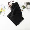 South East Asia Foreign Trade Explosion Corduroy Wide-leg Pants Women's Summer New High Waist Thin Casual Narrow Version Straight Pants