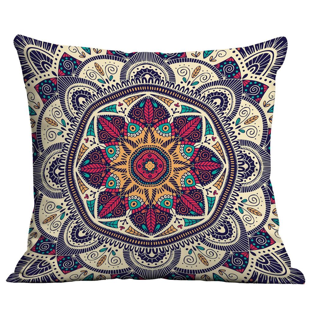 Ethnic Style Mandala Pillowcase New Style Painted Geometric Art Abstract Home Decoration Pillow Cushion Cover