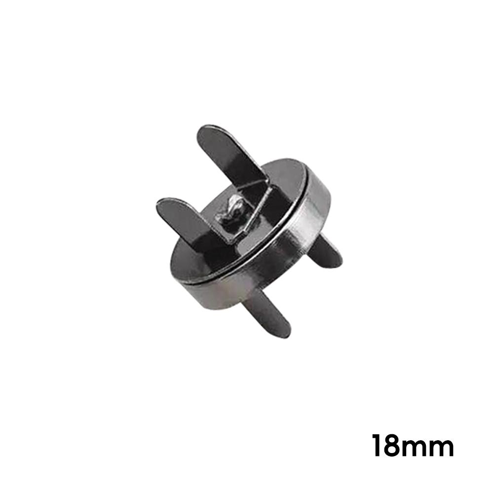 

Невидимые магнитные кнопки, бесплатная установка, антиоксидантные, прочные металлические магнитные кнопки для сумок, одежды, аксессуаров 18mm чёрный