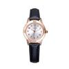 Girls' Quartz Watch, Round Face, Arabic Numerals, Analog, Waterproof, Everyday Watch, Cute for Students (Black)