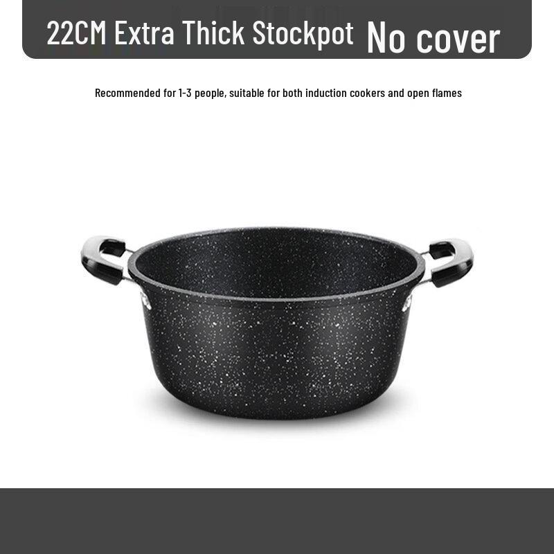 Yoshida Sho Cast Iron Non-stick Double Handle Soup Pot