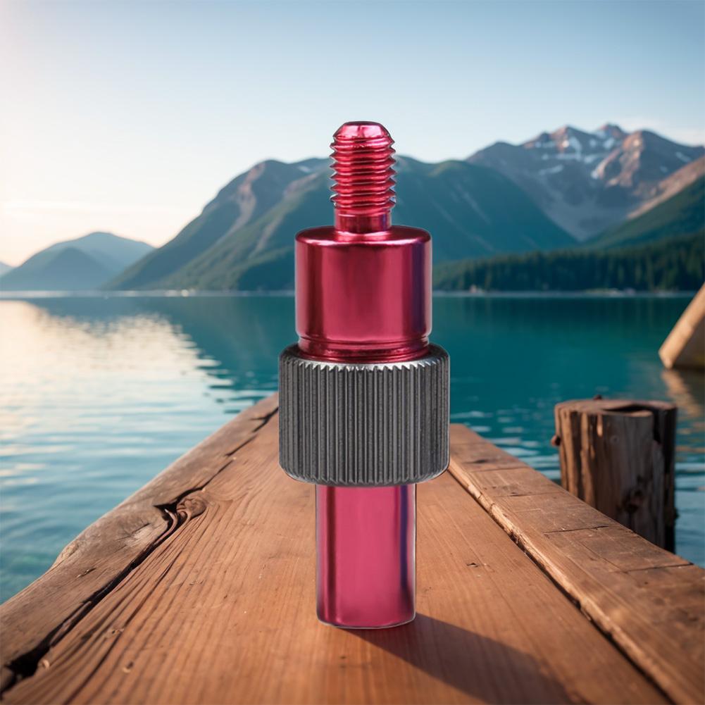 Aluminum Alloy Landing Net Head Adapter Prevent Fish Running Fish Landing Net Screw Quick Release Fish Landing Dip Net Connector
