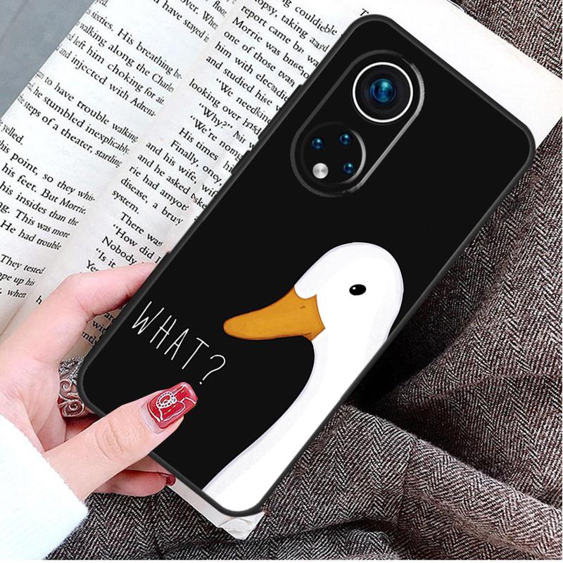 Cartoon Funny Goose Case For Honor Magic 8 5 6 7 Lite Honor 200 400 Pro 50 70 90 X9d X9b X9c X9a X8c X8b Win RT