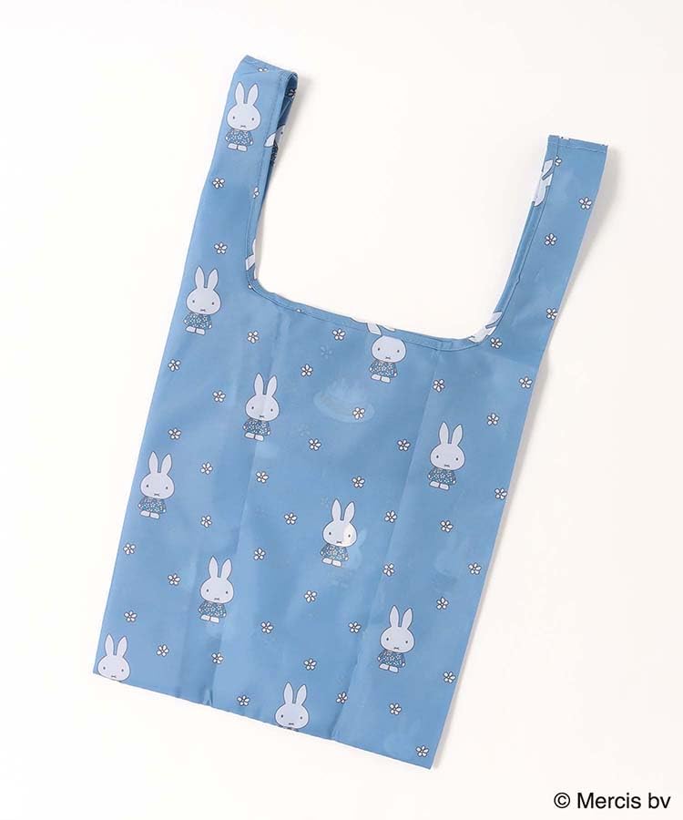 Miffy BLUE FLOWER Shopping Bag S Shopping Bag Eco Bag