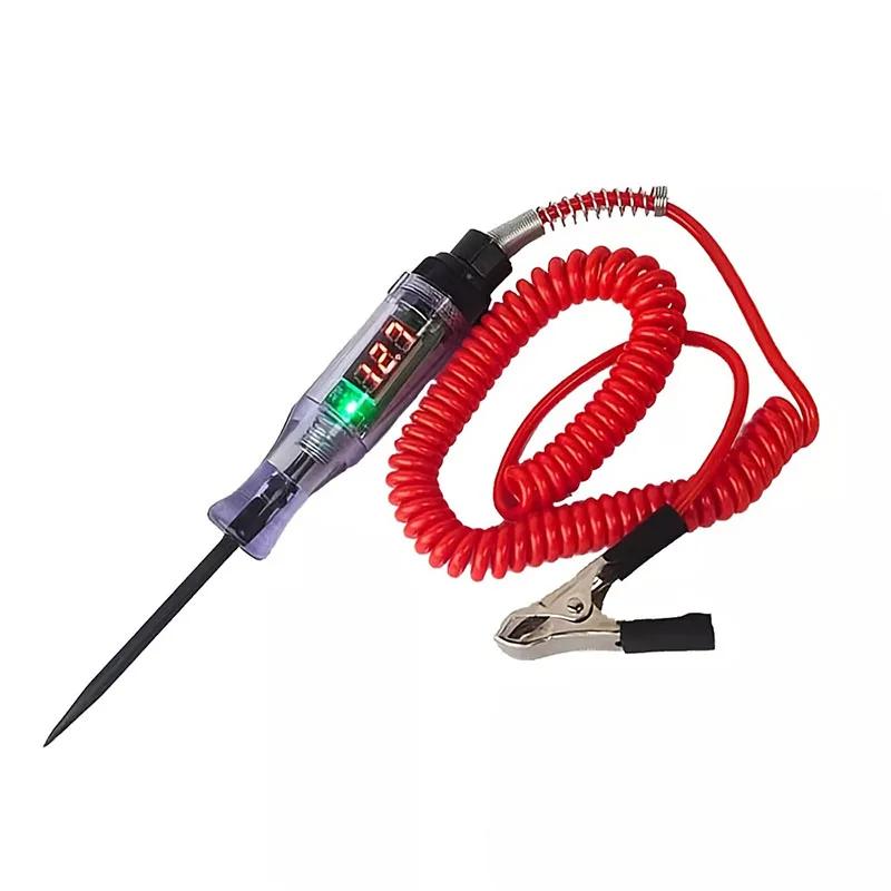 Car 6V-24V On-board Voltage Circuit Tester, Maintenance Tool, Probe, Pen Type Bulb, Polarity Tester, Pen Tool Accessories Tools