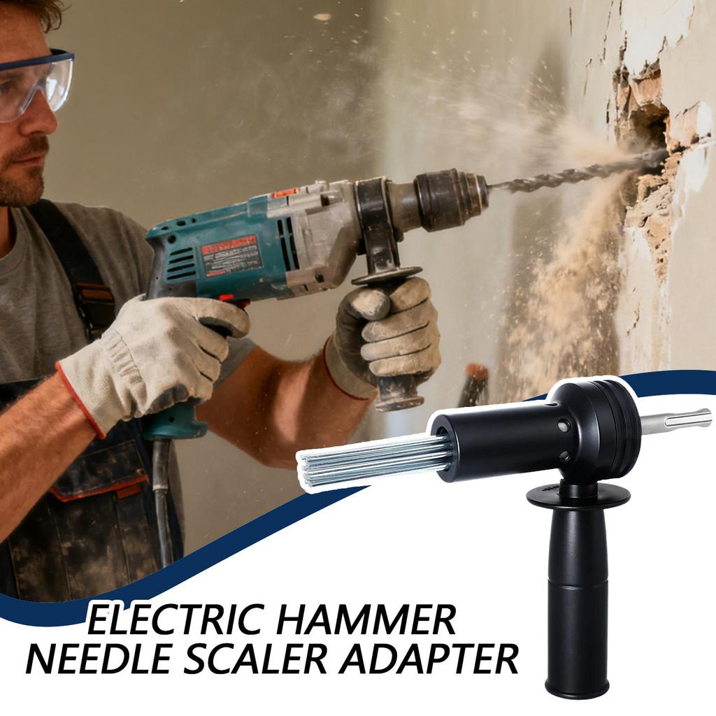 Elektrischer Hammer Nadel-Spatenaufsatz 18 Nadeln Schwerlastwerkzeuge Legierungsstahl Rostentferner Für Bohren Fliesenvorbereitung Zuhause