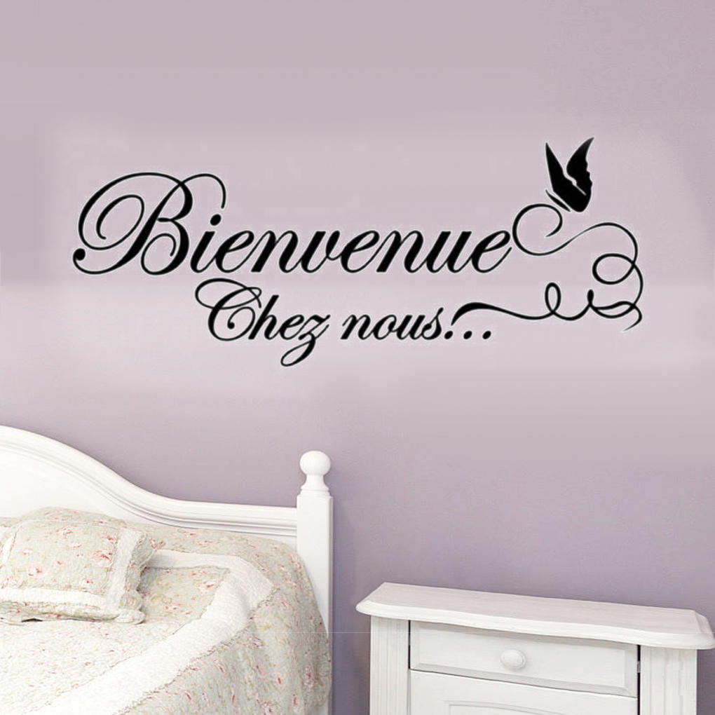 Bienvenue Wall Decal Spanish Wall Sticker Wall Decal Spanish Home Decor Quotes Wallpaper Art Decor