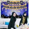 Hanging Decorative Flag Eid Mubarak Ramadan Banner For Living Room Bedroom Window Yard Garden