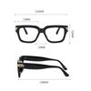 Vintage Square Glasses Men Fashion Blue Light Blocking Decor Eyewear Women  New Trendy Brand Design Optical Frames
