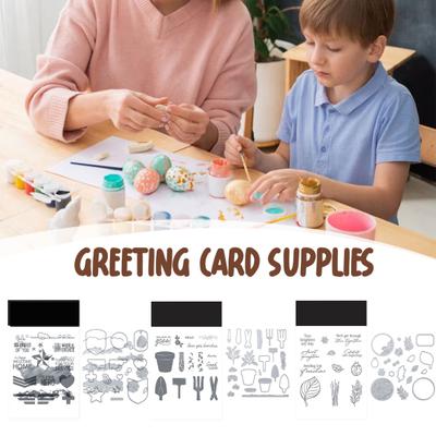 Stamps And Dies for Card Making And Scrapbooking Embossing Dies And Clear Stamps for Photo Albums Gift Boxes Greeting Cards DIY Scrapbooking Kit