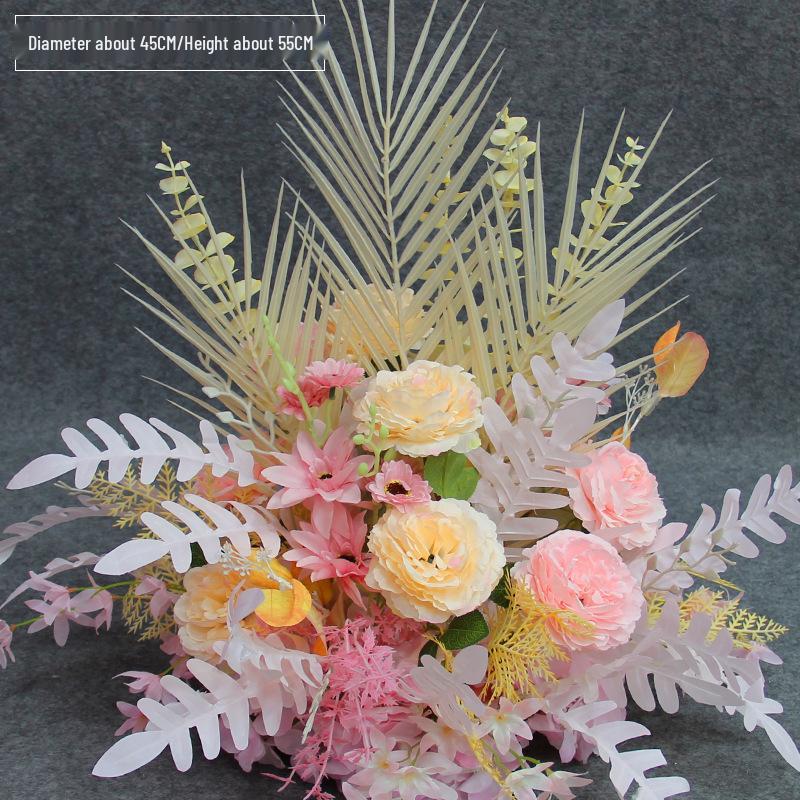 Artificial Wedding Aisle Flowers: Hotel Table Arrangements & Decorative Flower Balls for Stage and Welcome Area