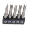 Screwdriver Bits Four Points Grey Inner Cross Screwdriver