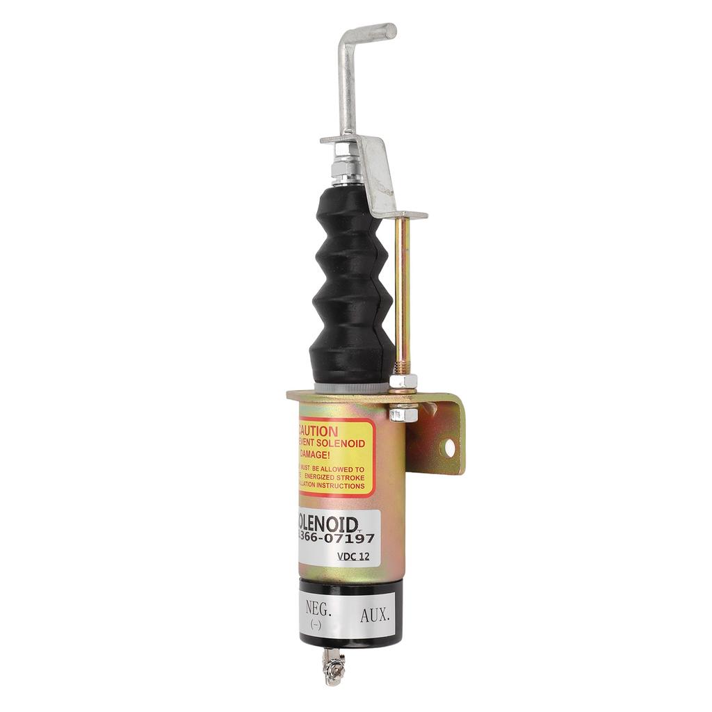 12V Fuel Shut Off Solenoid Valve 36607197 Replacement for Lister Petter LPW LPWS LPWT Engine