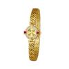 BS Affordable Luxury Women's Quartz Watch French-Style Vintage Delicate Chain Strap Magenta Elegant Women's Wristwatch FA1937