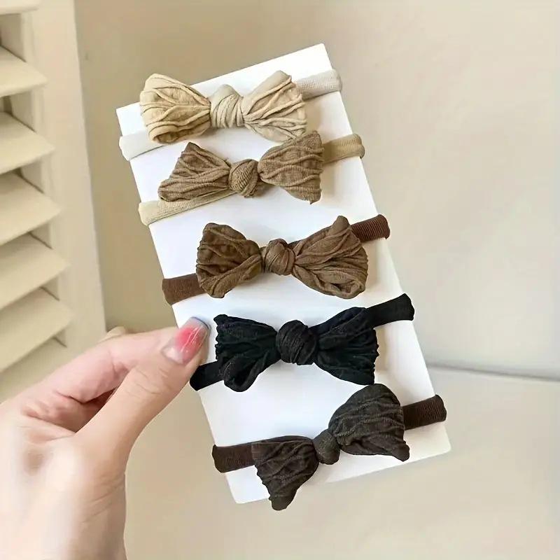 

Женская резинка для волос с корейским бантом высокой эластичности - Прочная минималистичная резинка для хвостиков