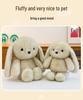 Diudiu Long-Eared Rabbit Plush Toy - Cute Sleeping Pillow & Comforting Companion for Children