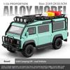 1:24 Scale VAN Off-road Vehicle Model Outdoor Camping Vehicle Toy Children's Holiday Gift Halloween Christmas Gift