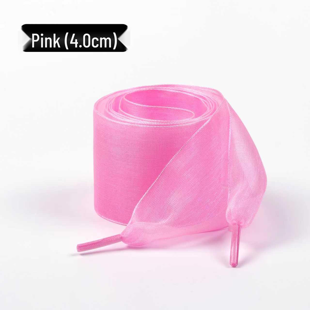 

4см Зашифрованные шелковые шнурки из снежной пряжи для немецких тренировочных и гоночных парусиновых туфель - Белые, Прозрачные, Пара 60 cm