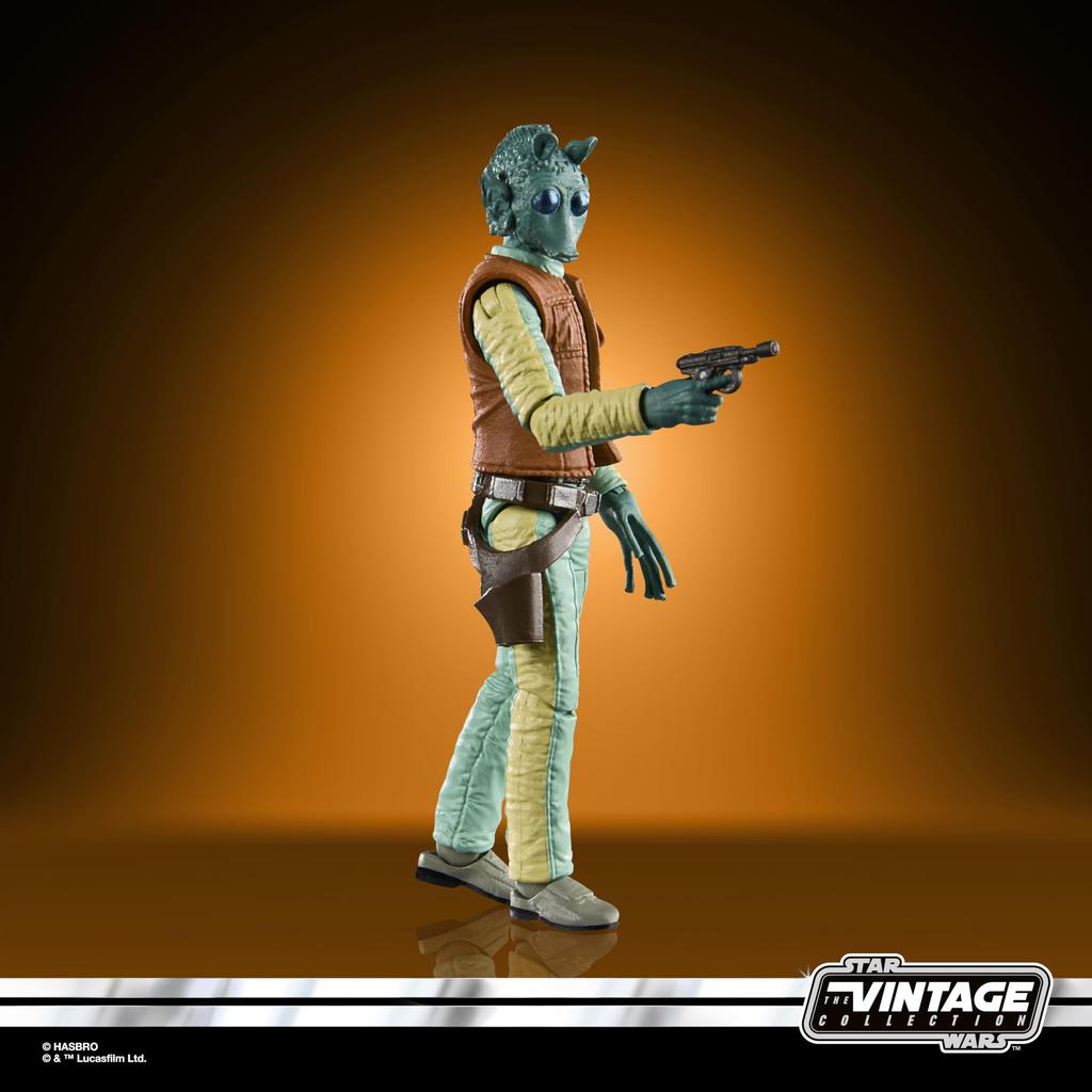 Hasbro STAR WARS Vintage Collection Star A New Hope Greedo Premium Collectible Action Figure G2604 Wars (Episode IV) 3.75-inch (Authentic)