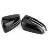 2pcs Side Rearview Mirror Cover Decorative Trim Cap Fit for Mercedes Benz A B C E CLS CLA GLAGlossy