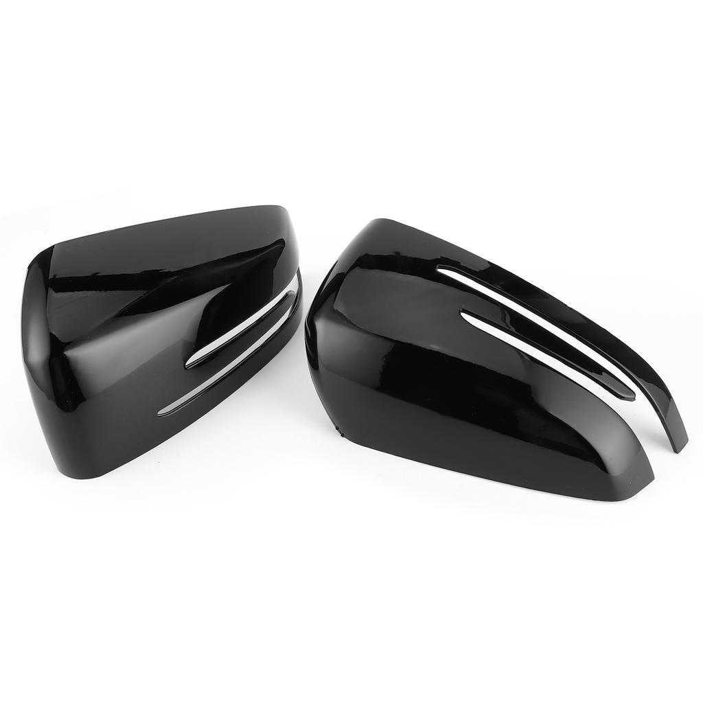 2 stücke Seite Rückspiegel Abdeckung Dekorative Trim Cap Fit für Mercedes Benz ABCE CLS CLA GLAGlossy