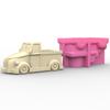 Motorcar Concrete Silicone Pot Mold Succulent Flowerpot Clay Cement Plaster Molds DIY Home Garden Flower Pots Mould