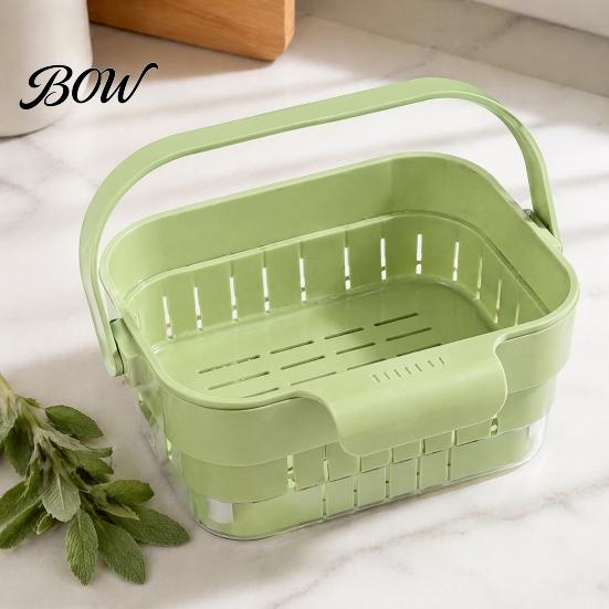 Plastic Draining Rack for Pasta Kitchen Sink Hanging Drain Basket, with Quick Drying Holes, Foldable Easy Pour Basket Space Saving Food Residue