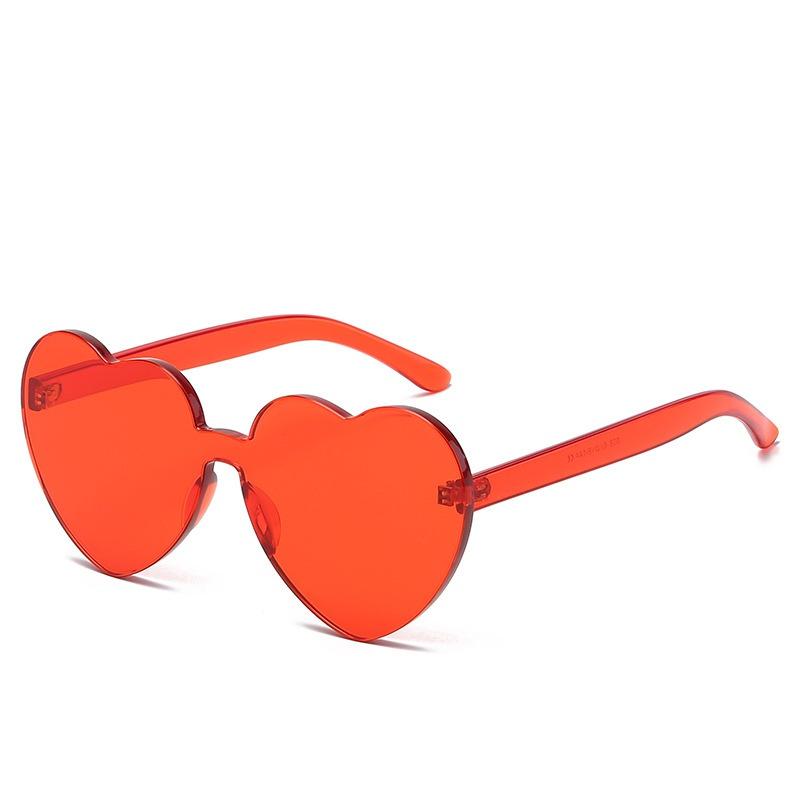 1 Pcs Trendy Heart Sunglasses Women Sun Glasses Retro Love Heart Shaped Glasses Ladies Shopping Sunglass