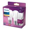 LED Classic 60W Estándar E27 Blanco Cálido No Regulable Juego de 2