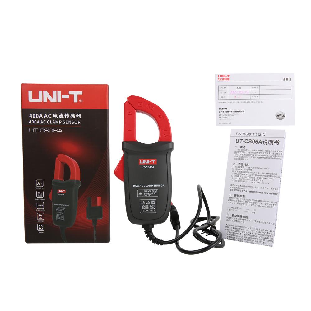  UT-CS06A 400A AC Current Clamp Sensor; Multimeter Sensor For UT61E+ UT196 UT139C UT117C UT136B+ option current clamp