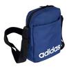 Adidas Solid Color Simple Large Capacity Polyester Shoulder Bag Unisex Shoulder Bag Blue IN6128