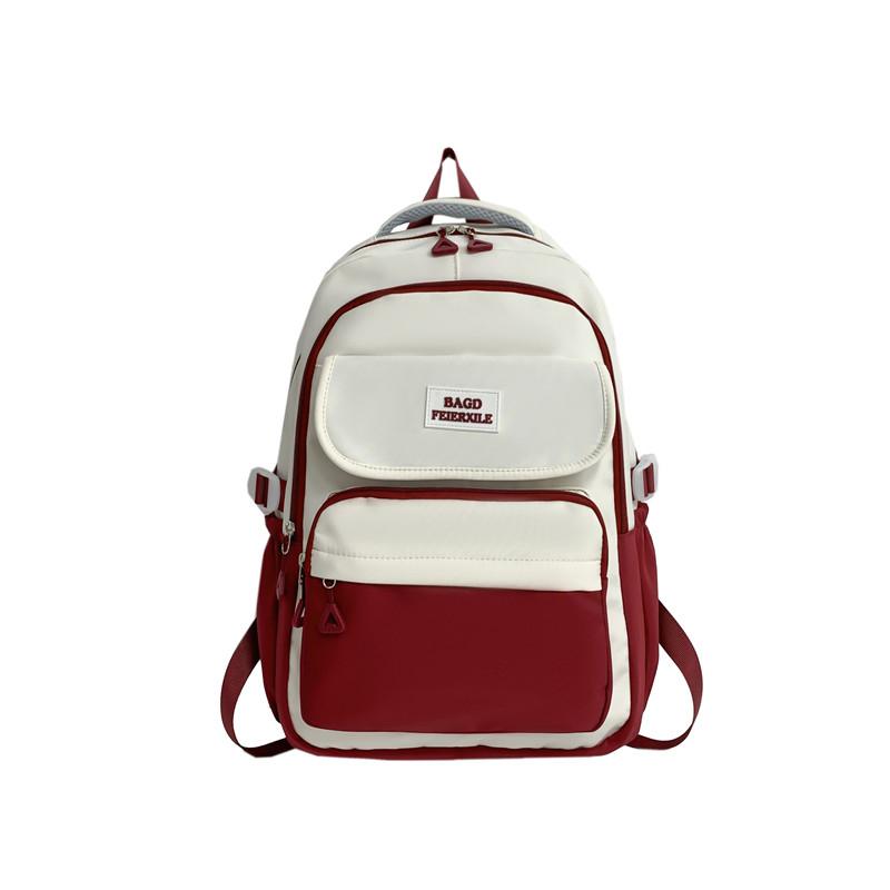 

Жіночий шкільний рюкзак для молодших школярів великої місткості червоний