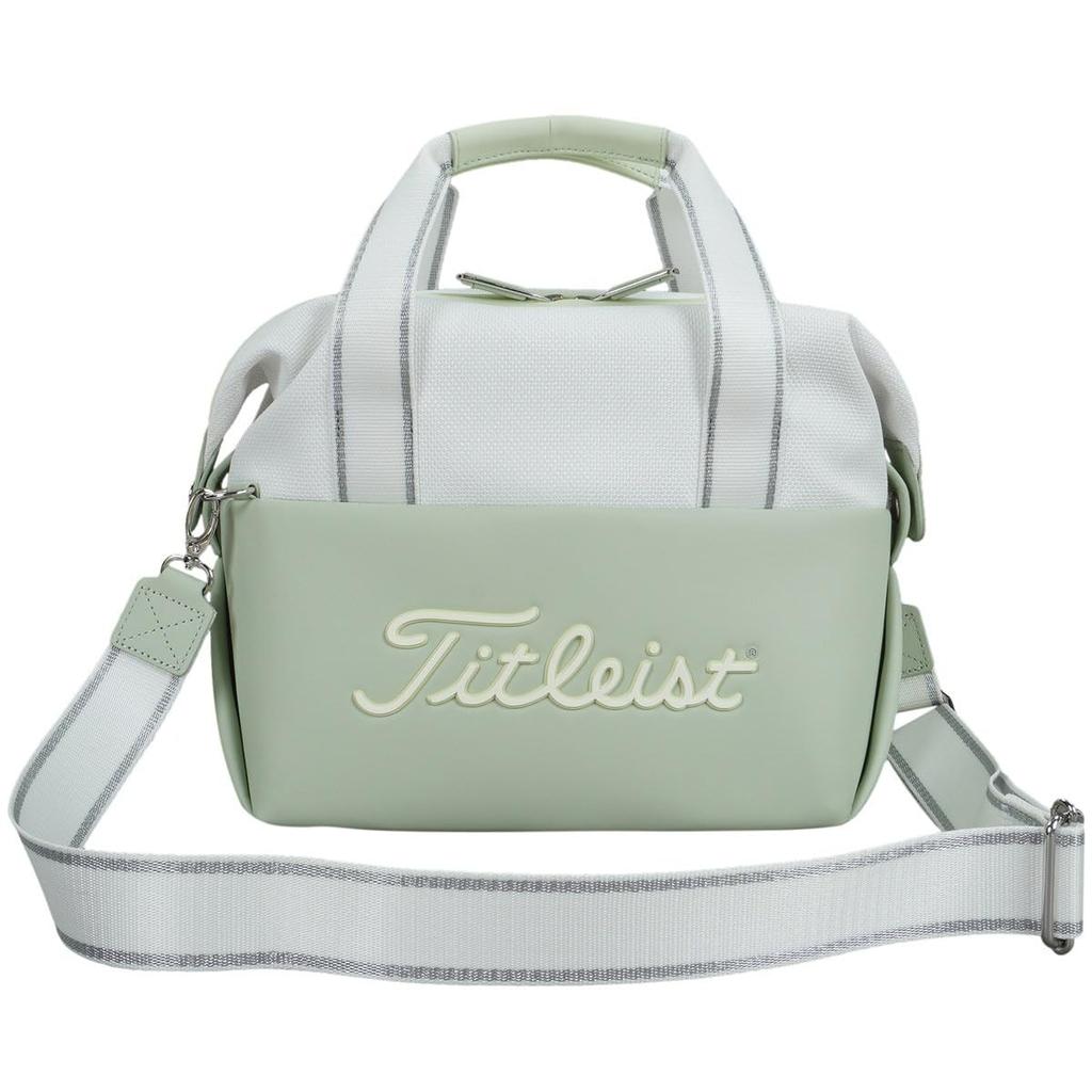 Titleist Women's Urban Mini Tote Bag, Vintage Green, White, and Lime, TA24TWUK-313