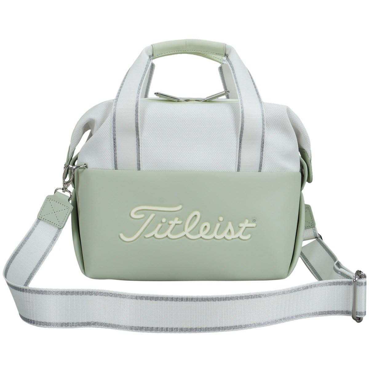 

Titleist Women s Urban Mini Tote Bag, Vintage Green, White, and Lime, TA24TWUK-313