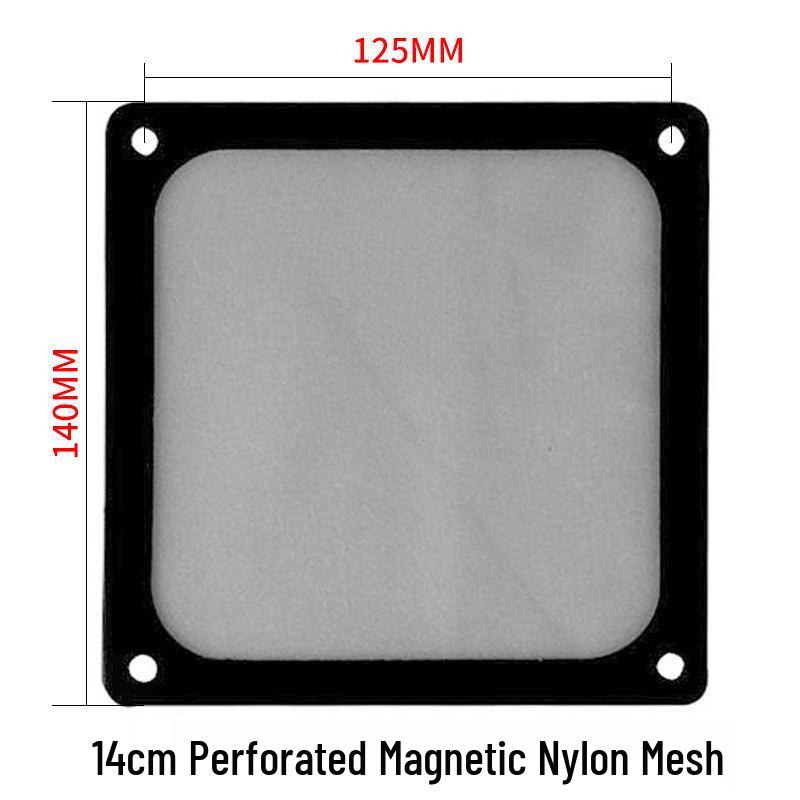 

14см Магнитный Пылевой Фильтр для ПК Корпуса с Рамкой - Чехол из Тонкой Нейлоновой Сетки