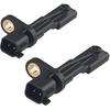 2 Pcs Rear ABS Wheel Speed Sensor Compatible with Jeep Wrangler Liberty 2008 2009 2010 2011 2012 2013 2014 2015, Dodge Nitro 2007 2008 2009 2010
