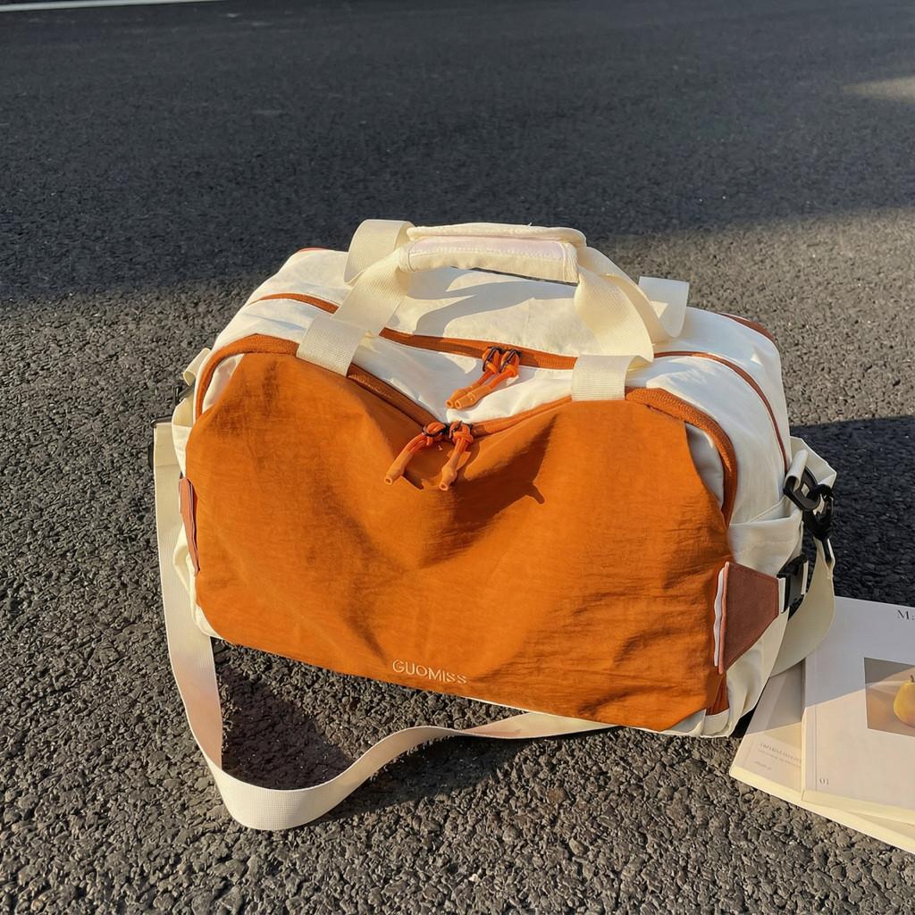 Travel Duffel Bag With Wet Dry Separation And Shoe Compartment For Men And Women