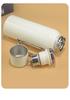 Maternal & Infant 316 Stainless Steel Thermos Pot with Smart Temperature Stewing and Portable Tea Infuser.