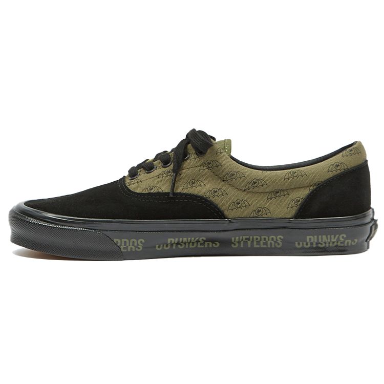 Vans Goodhood X  Era Lx Low Top Skate Shoes Unisex Sneakers Black Green VN0A3CXN5WL
