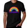Im Over It Rainbow Tshirt Plus Size Outdoor Casual Top Tshirt