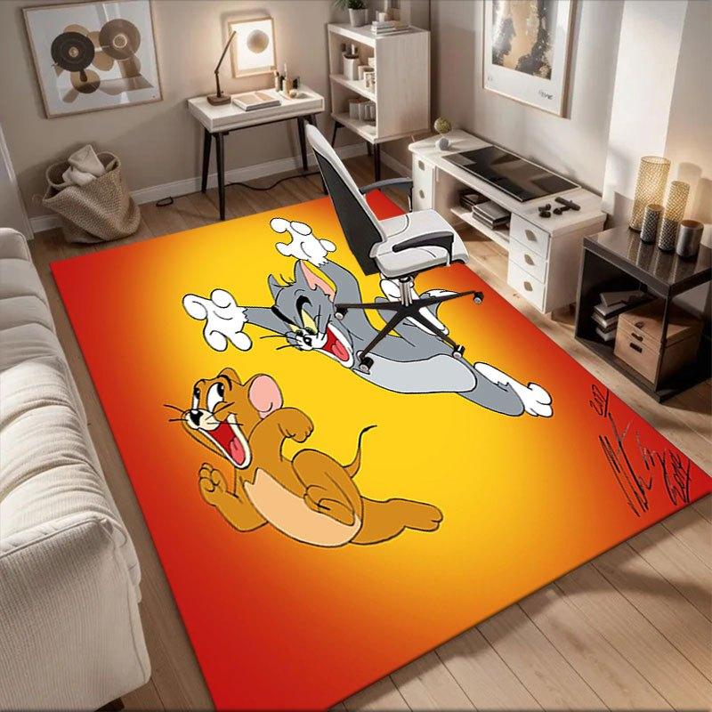 

Tom & Jerry Kids Cartoon Poster Wall Art DecorOffice Mat Home Decor Gift For Halloween & Christmas LD50 60cm by 90cm