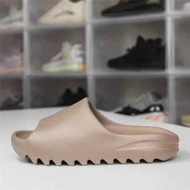 

2024 летние мужские шлепанцы, брендовые мужские и женские тапочки, домашние оригинальные сандалии унисекс, повседневная обувь, шлепанцы из ЭВА, пляжные женские сандалии 44-45 коричневый