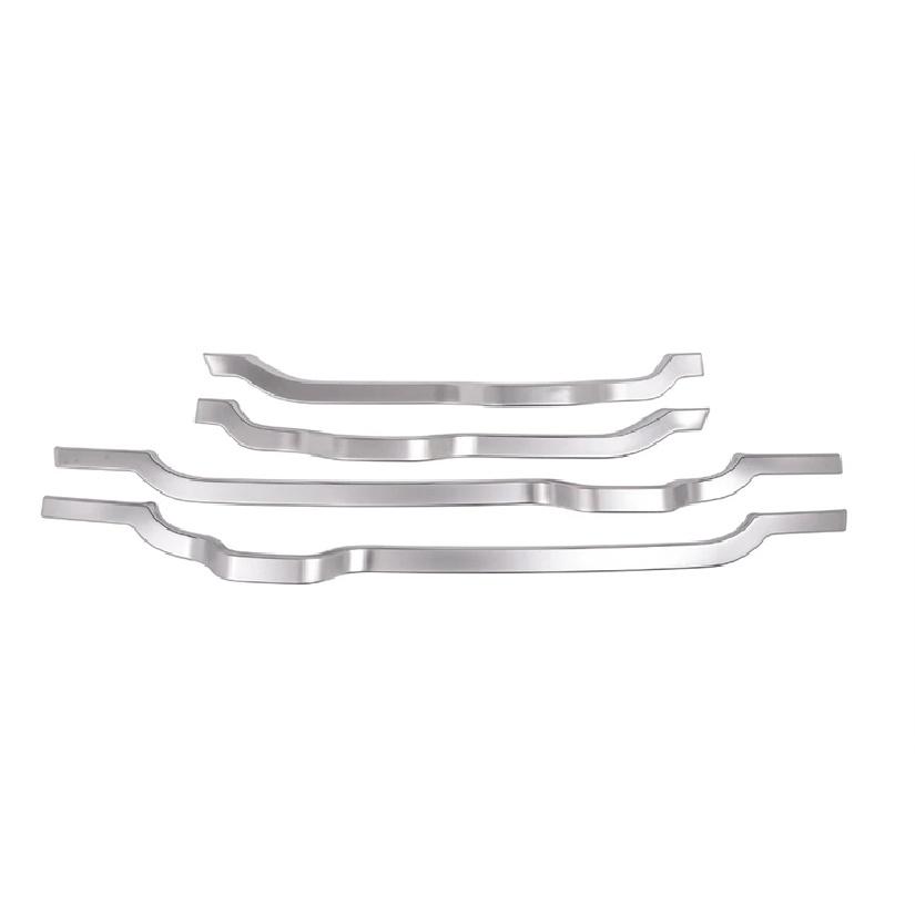 

ABS хромированная внутренняя дверная панель автомобиля, декоративные полоски, накладка для Land Rover Discovery 4 LR4 2010-2016, автостайлинг серебряный