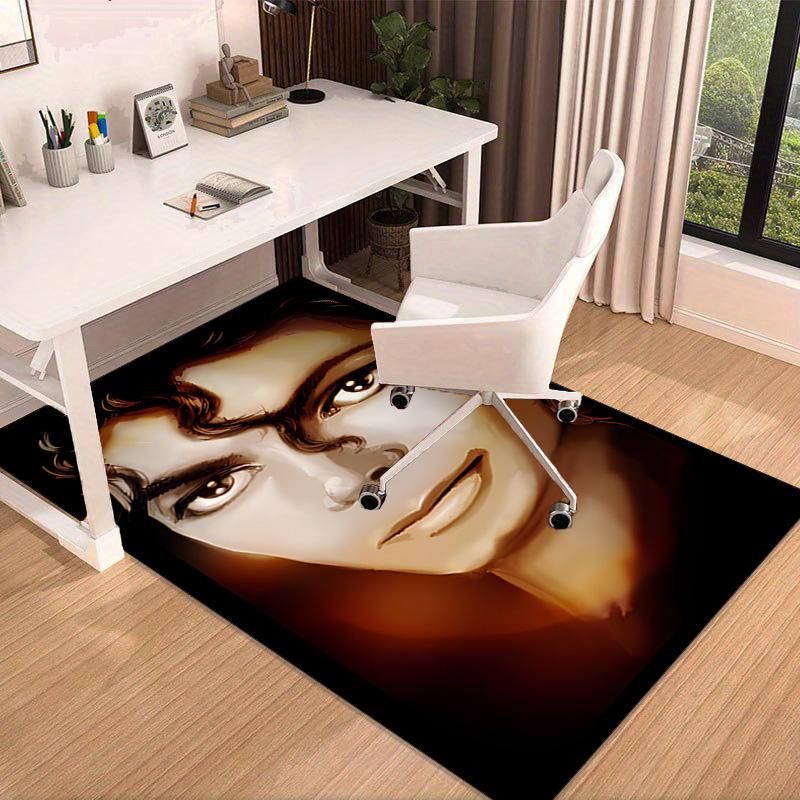 Michael muisc Carpet, Chair Rug,Rug for Office Bedroom living rooms, Doormat decor Fan Gift Christmas Gift