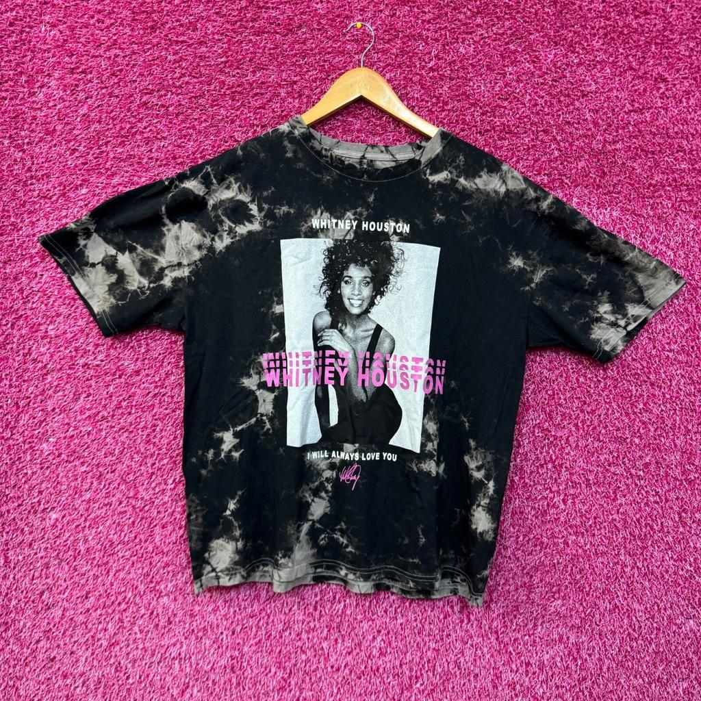 Whitney Houston I Will Always Love You Bleichfarbstoff-T-Shirt