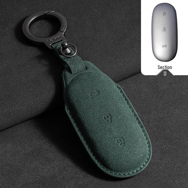 Li Auto L6/L7/L8/L9max Schlüsseletui Hochwertige Wildleder-Tasche mit Lanyard