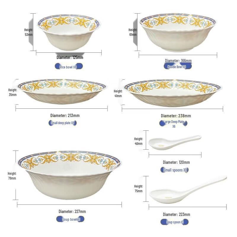 Corning Madame de Pompadour 40-Piece Dinnerware Set